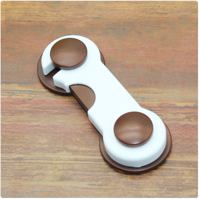 5pc/lot Plastic Cabinet Lock Child Safety Baby Protection From Children Safe Locks for Refrigerators Baby Security Drawer Latches