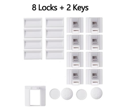 Magnetic Children Safety Lock Baby Cabinet Lock Children Protection Kids Drawer Locker Baby Security Cupboard Childproof Locks