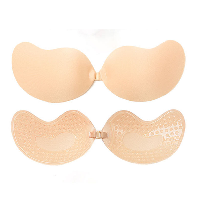 Mango-shaped Invisible Bra, Clip Closure, Breathable, Wire-free, Push-up Bra